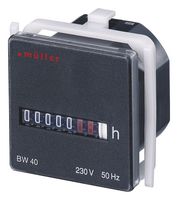 MULLER - BW40.18 110VAC - Panel Mount Timer, Elapsed, 93.5 V, 126.5 V, 0 s, 99999 h