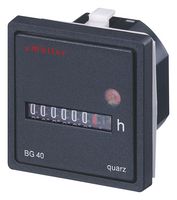 MULLER - BG40.17 12-48VDC - Panel Mount Timer, Elapsed, 12 VDC, 48 VDC, 0 s, 999999 h