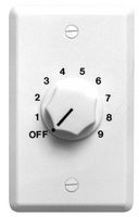 SPECO - WAT10W - WALL PLATE W/ KNOB, WHITE