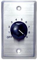 SPECO - WAT10 - WALL PLATE W/ KNOB, STAINLESS STEEL